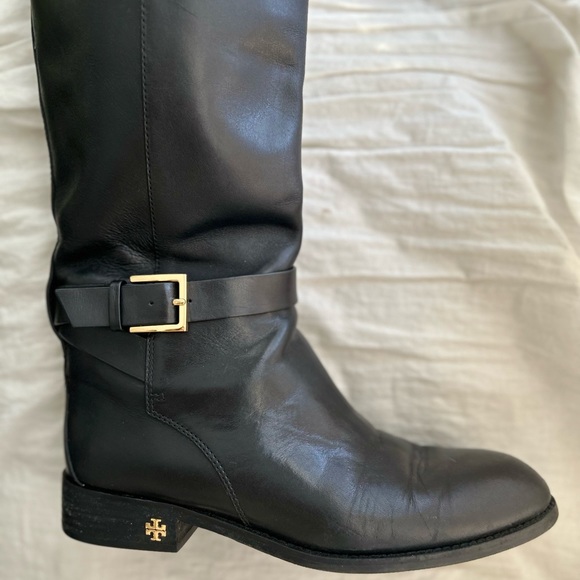 Tory Burch Brooke Leather Riding Boot Size 7.5 - Picture 7 of 11